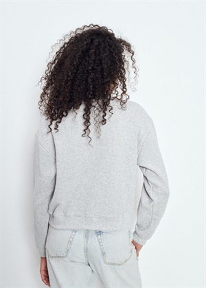 Evona sweat Melange Light Grey American Vintage 